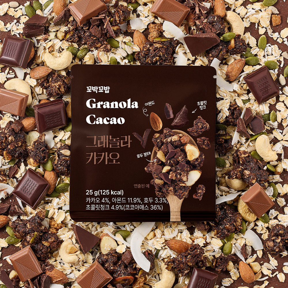 VIVLIV Kkobak Kkobab Granola #Cacao 25g (3)