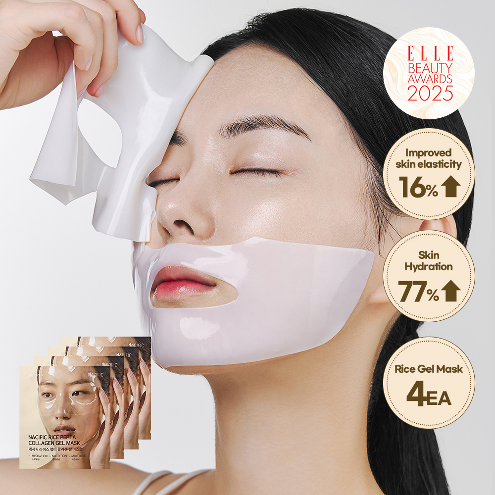 NACIFIC Green Tea Cica Collagen Gel Mask Sheet 4ea (2)