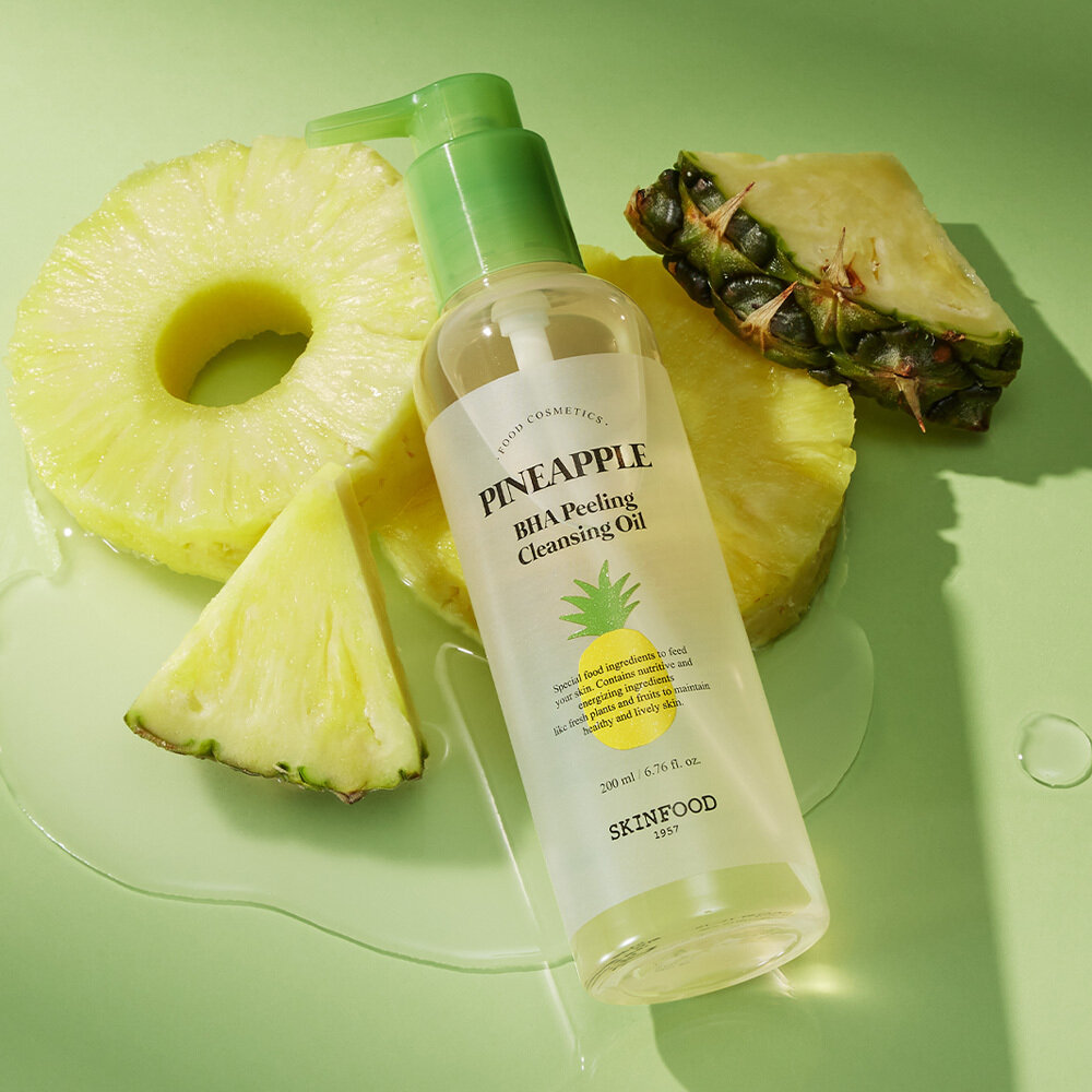 SKINFOOD Pineapple BHA Peeling Cleansing Foam 150ml (3)