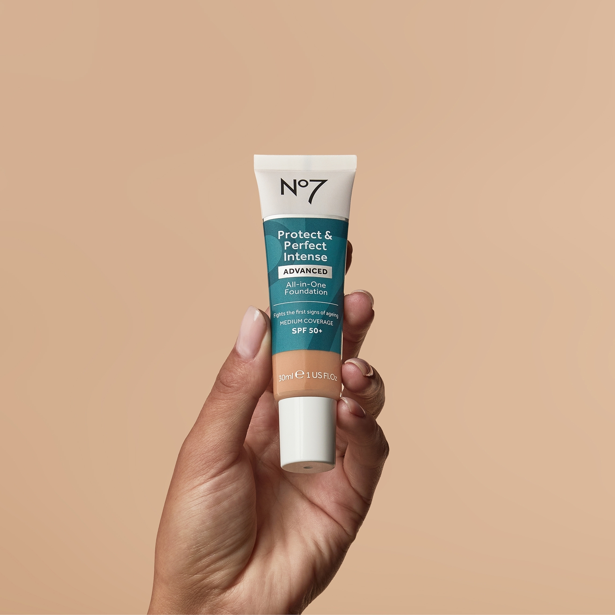 No7 Protect &amp; Perfect Advanced All-In-One Foundation Bamboo 30ml