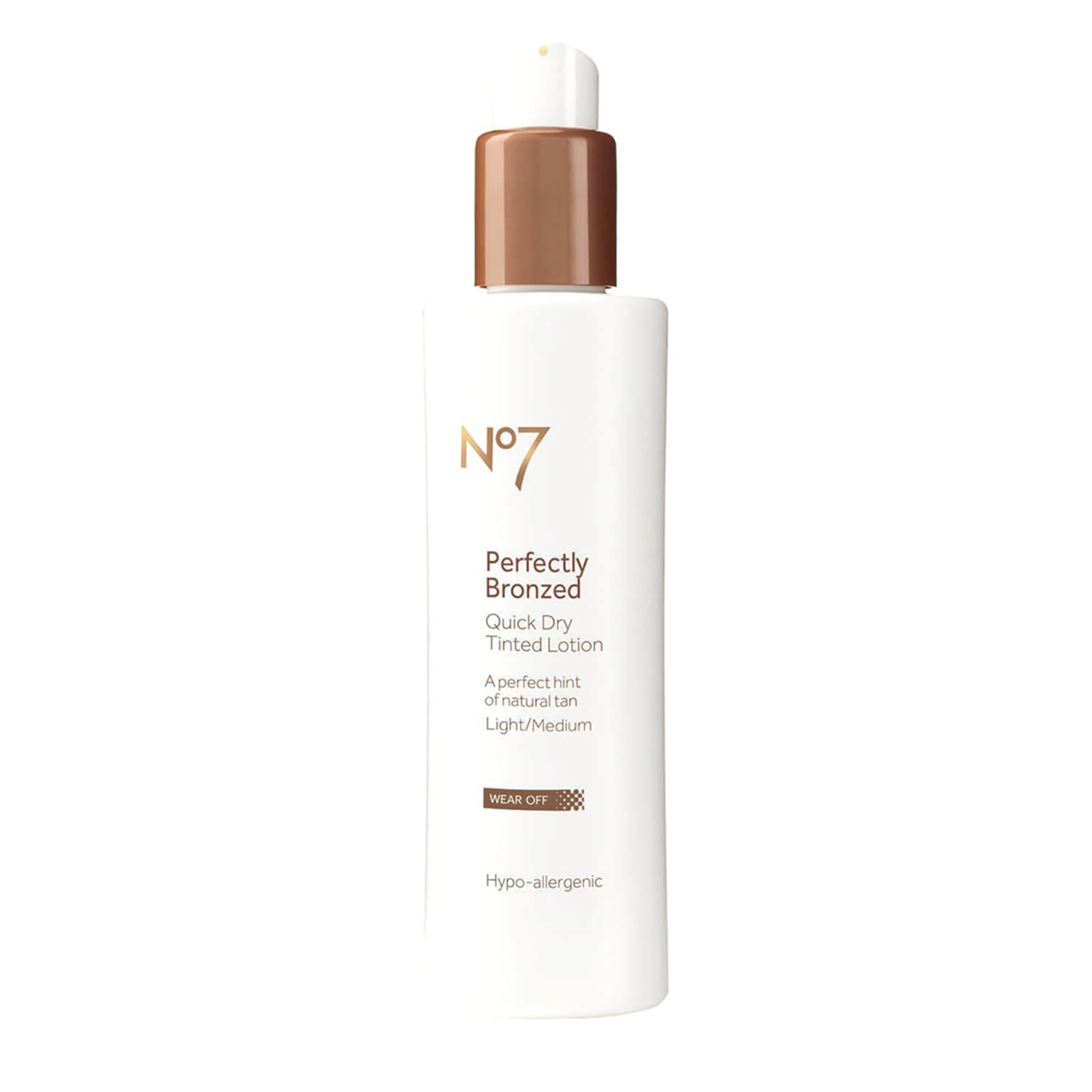 No7 Perfectly Bronzed Self Tan Quick Dry Tinted Lotion 200ml - Light/Medium