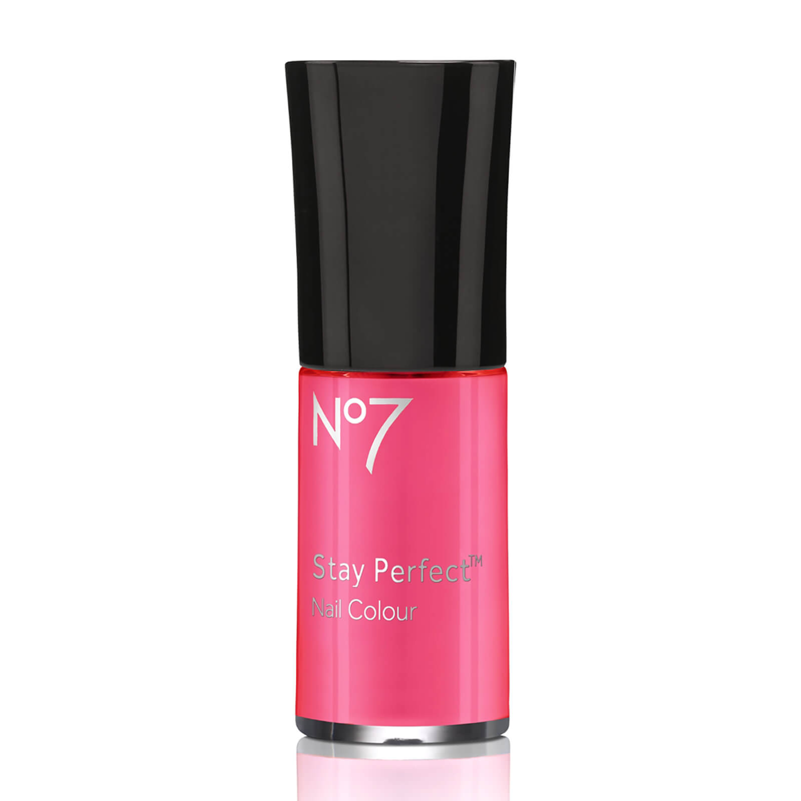 No7 Stay Perfect Nail Colour Black Patent 10ml (2)