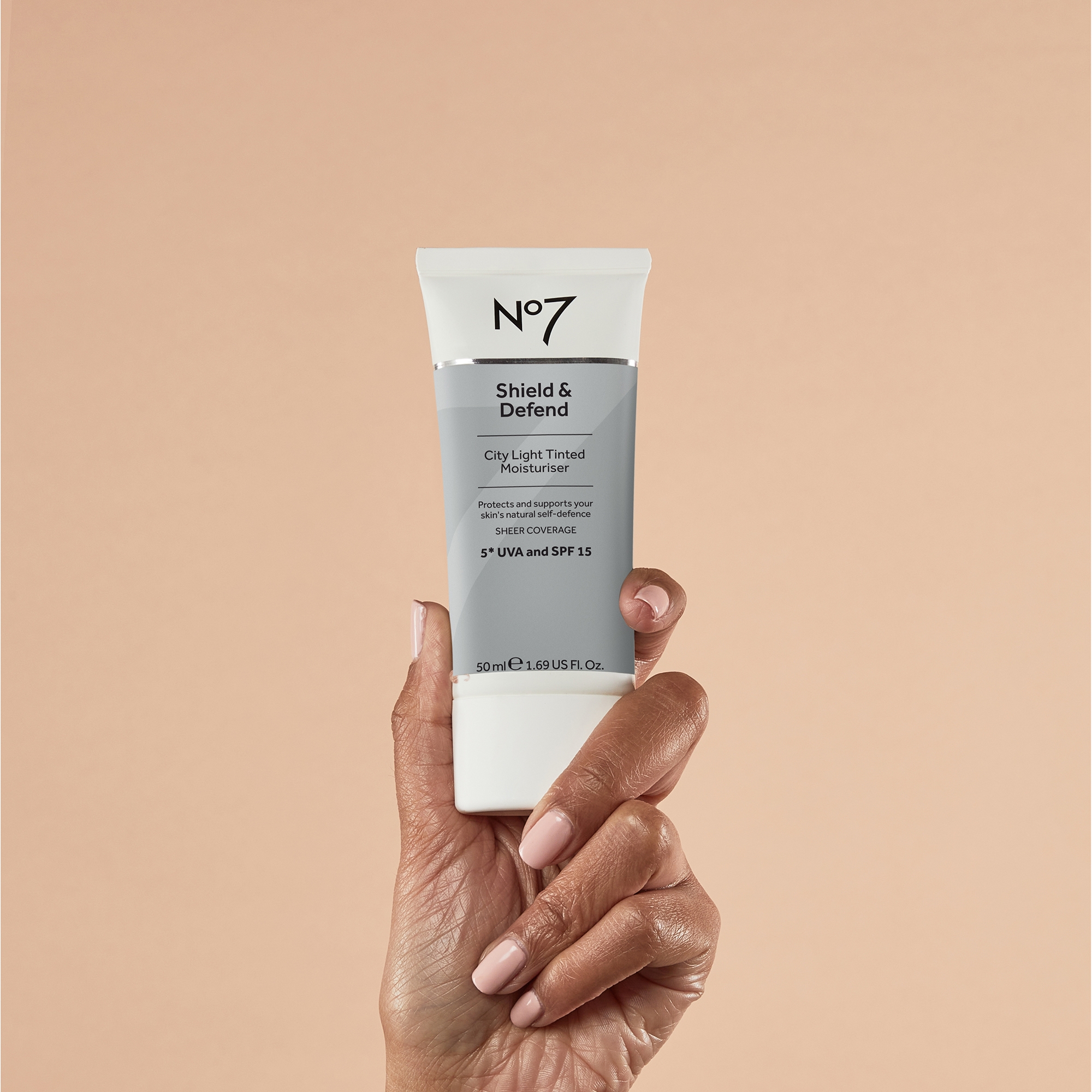 No7 Shield &amp; Defend City Light Tinted Moisturiser Rich 50ml