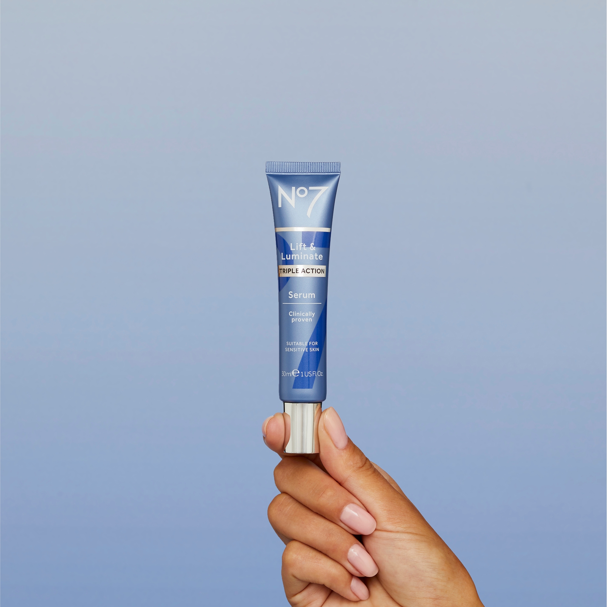 No7 Lift &amp; Luminate TRIPLE ACTION Serum 30ml