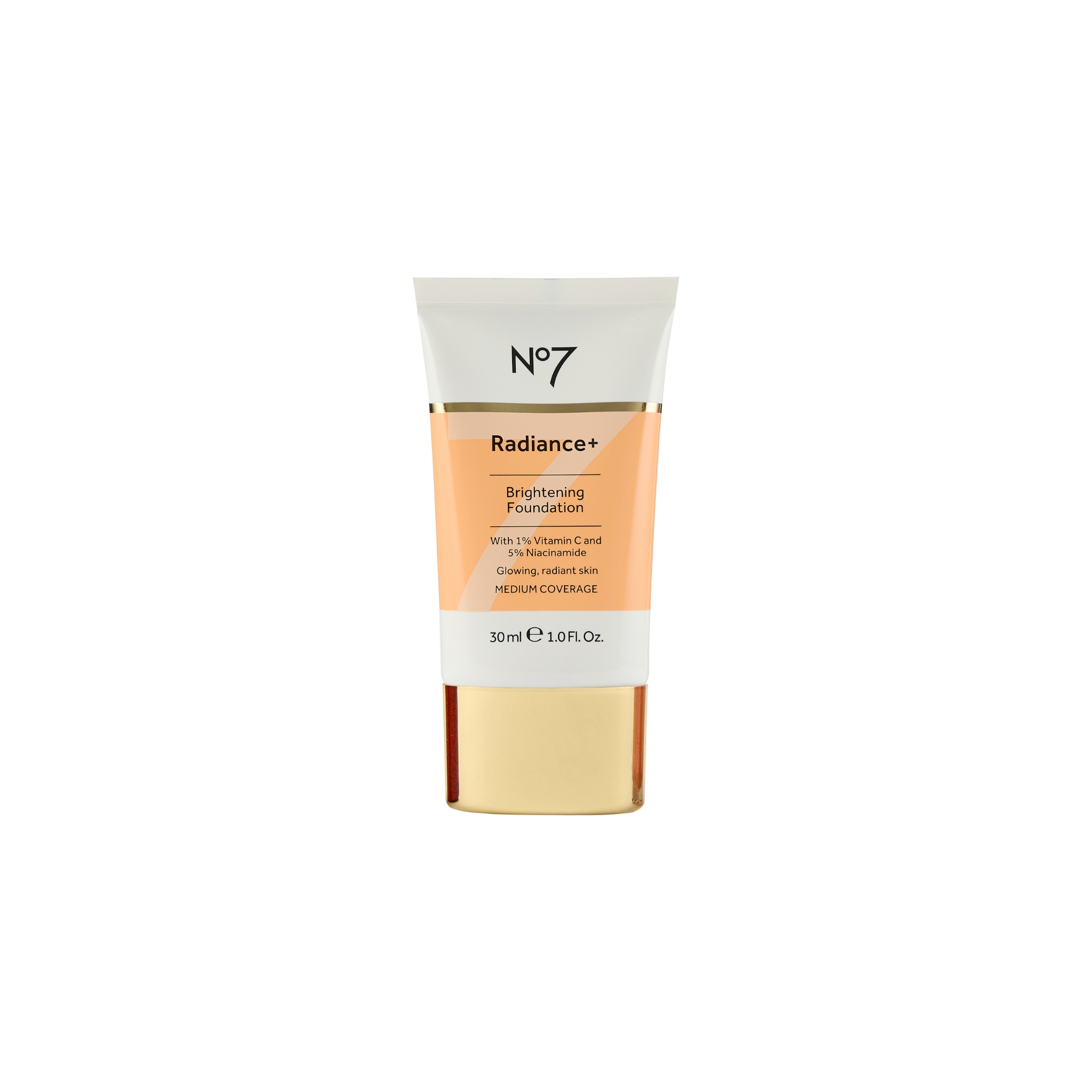 No7 Radiance+ foundation cream deeply honey 30ml