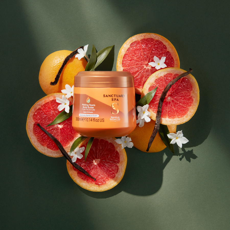 Sanctuary Spa Ruby Oud Natural Oils Melting Pearl Body Butter 300ml (12)