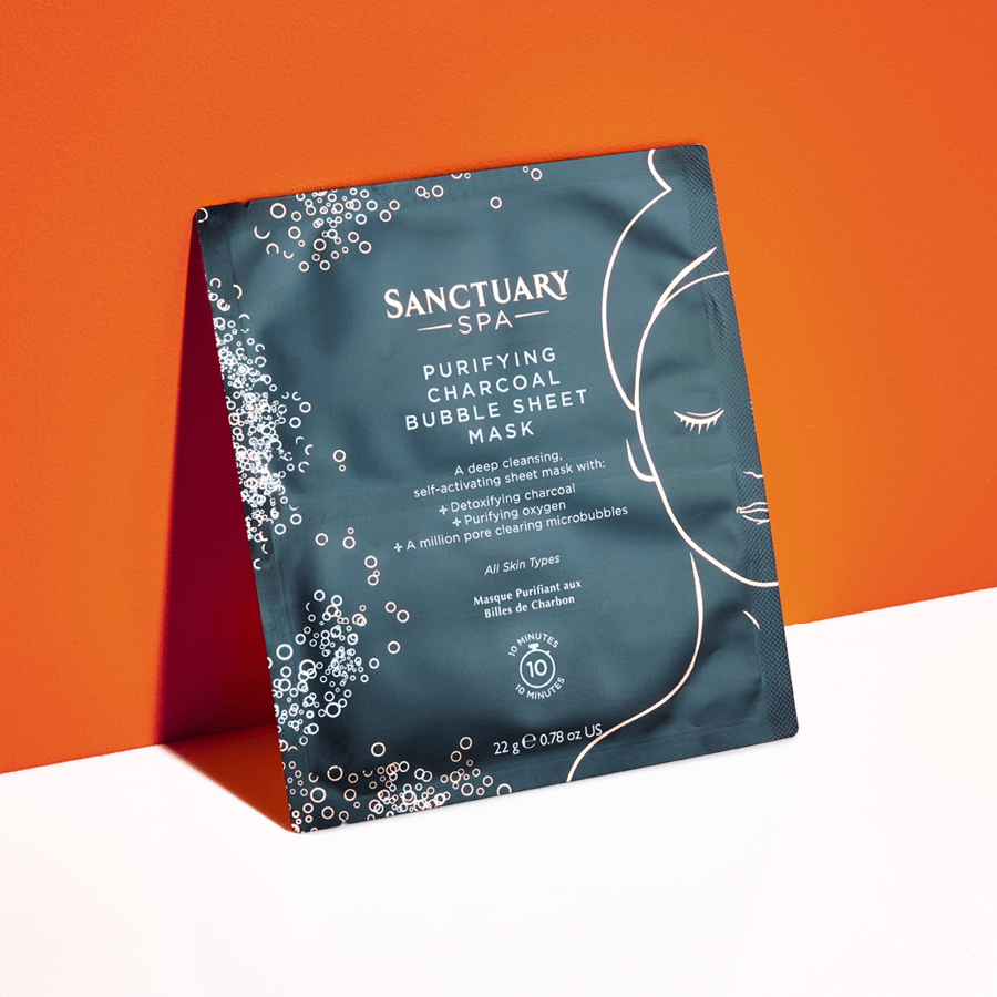 Sanctuary Spa Charcoal Bubble Sheet Mask 22g (5)