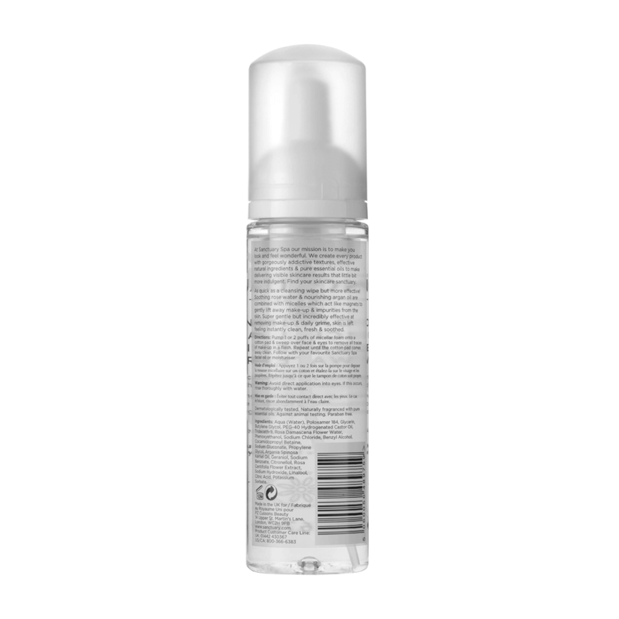 Sanctuary Spa Foaming Micellar Cleansing Water 200ml (4)
