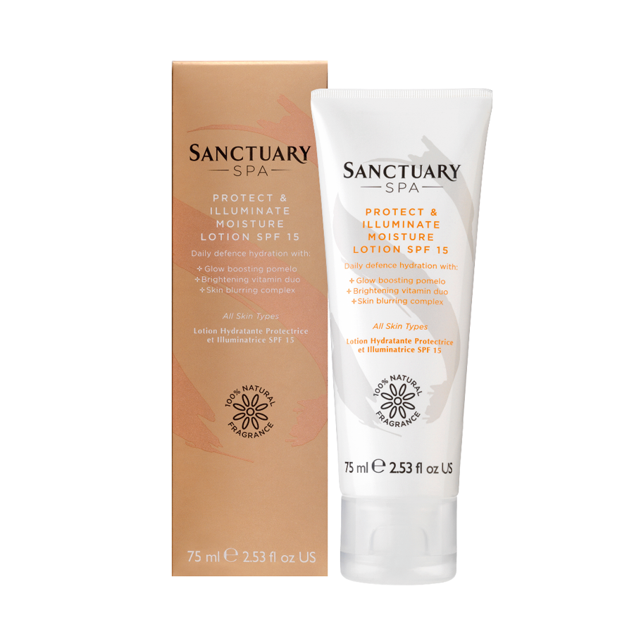 Sanctuary Spa Protect and Illuminate Moisture Lotion 75ml