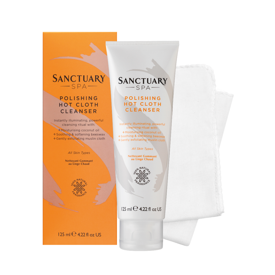 Sanctuary Spa Polishing Hot Cloth Cleanser 125ml