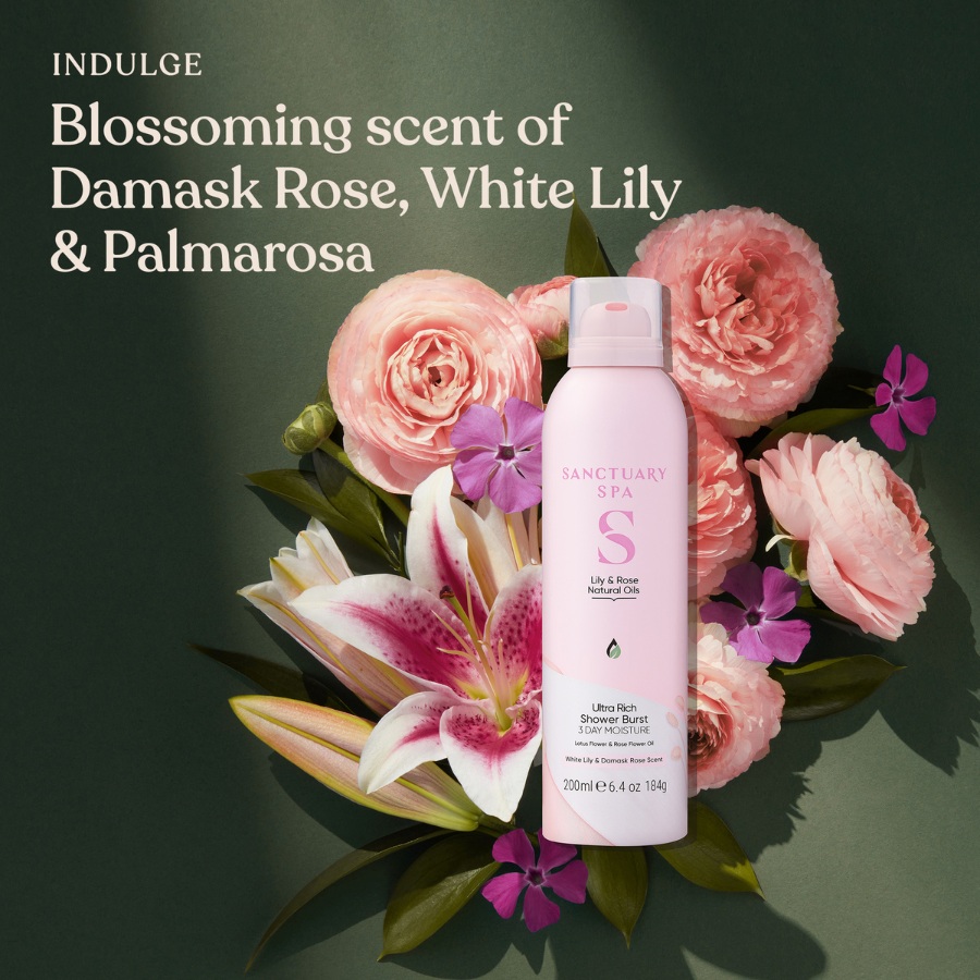 Sanctuary Spa Lily & Rose Collection Shower Burst (3)