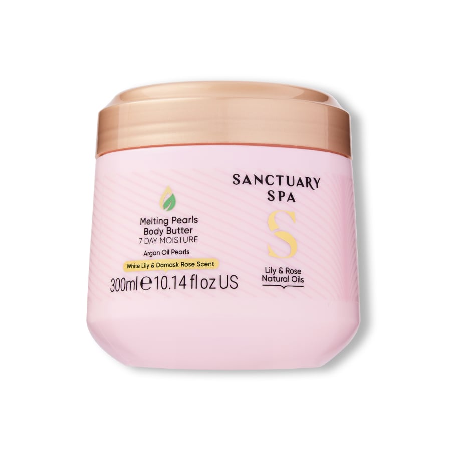 Sanctuary Spa Ruby Oud Natural Oils Melting Pearl Body Butter 300ml (4)