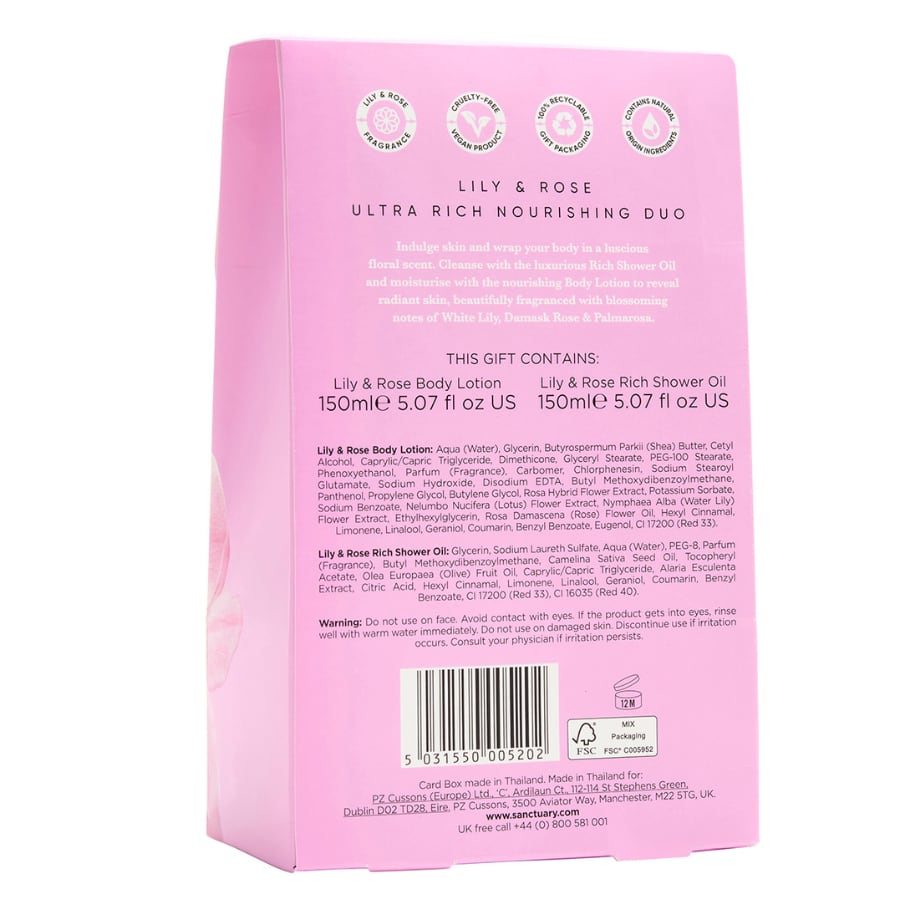 Sanctuary Spa Lily & Rose Hand Cream 60ml (24)